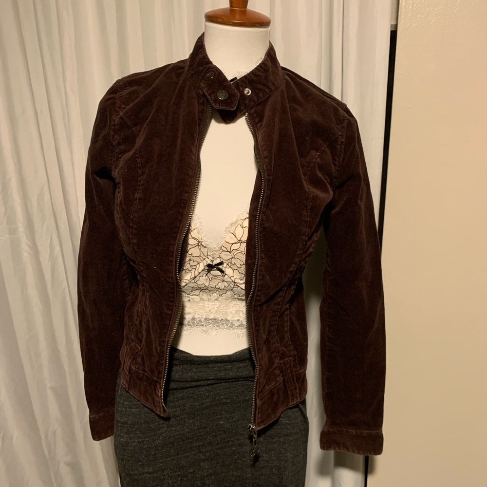 JLo Corduroy Moto Jacket